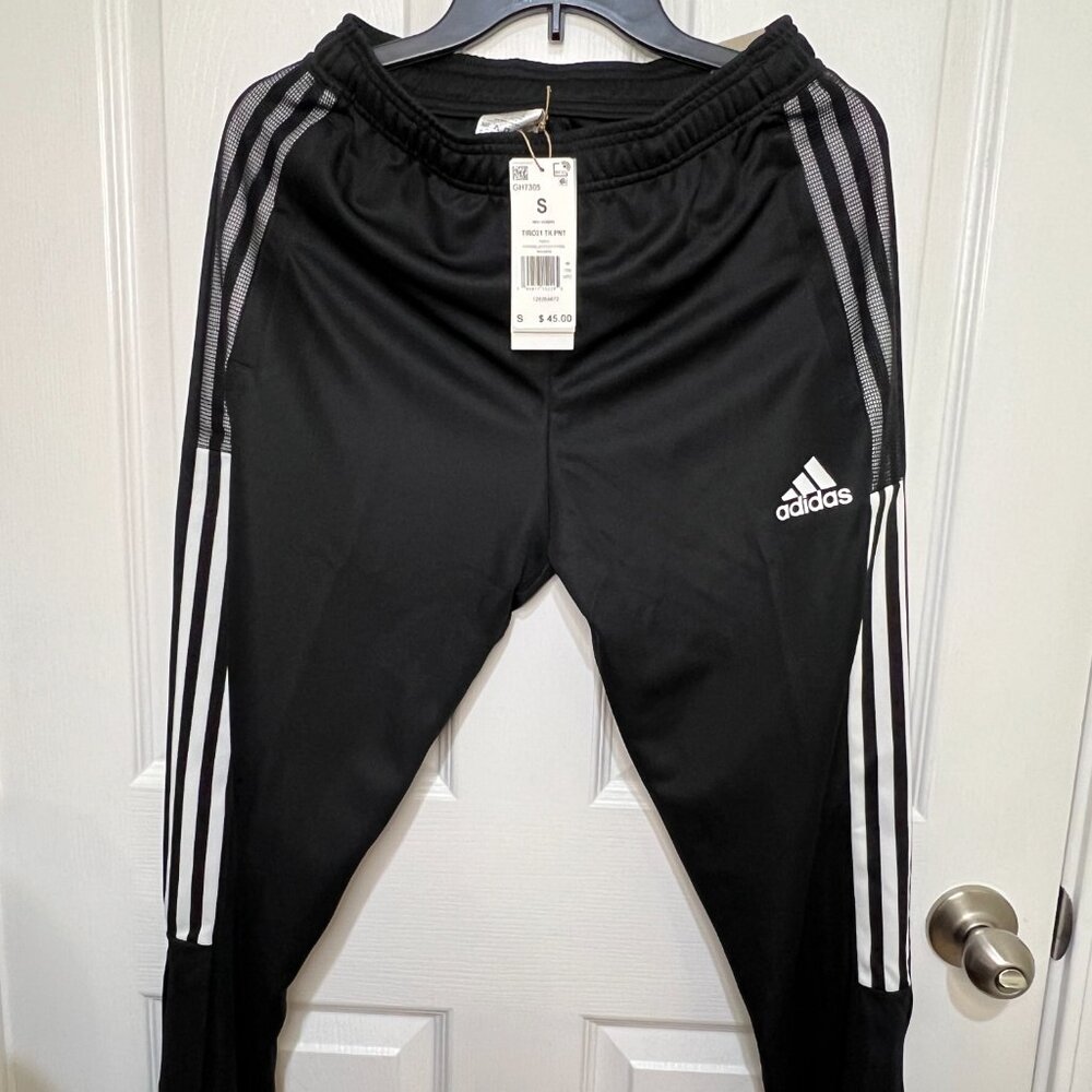 Adidas Men's Track Pant, Size S, Black, GH7305 - Picture 3 of 7